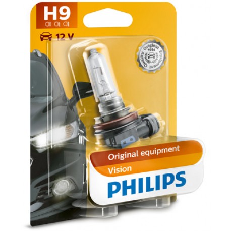 Bec auto cu halogen H9 65W 12V Philips Vision