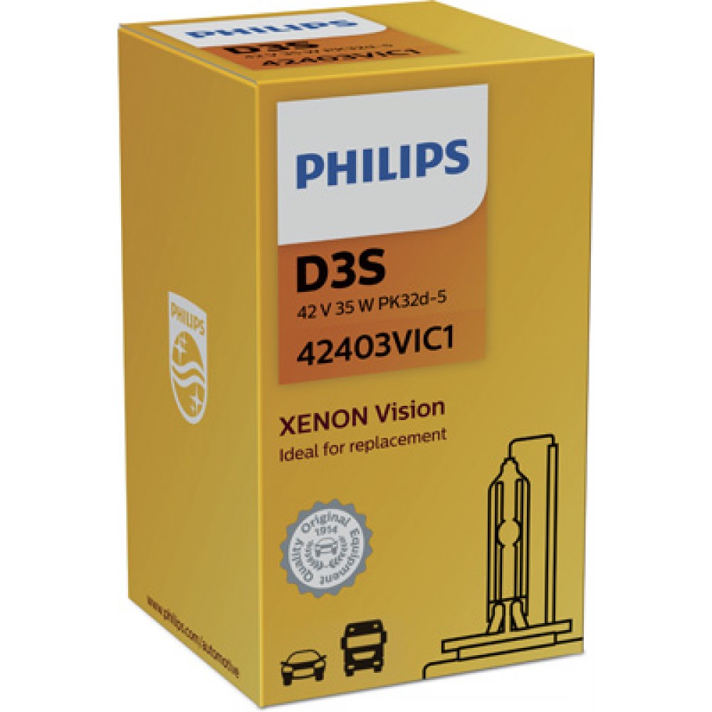 Bec auto cu xenon D3S 42V 35W Philips Xenon Vision