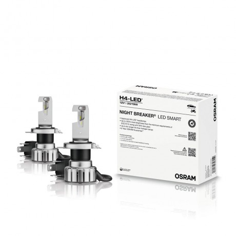 Set doua becuri led H4 Osram Night Breaker Smart cutie omologate RAR