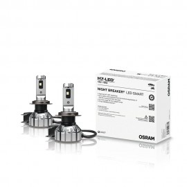 Set doua becuri led H7 Osram Night Breaker Smart cutie omologate RAR