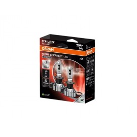Set doua becuri led H7 Osram Night Breaker Smart blister omologate RAR