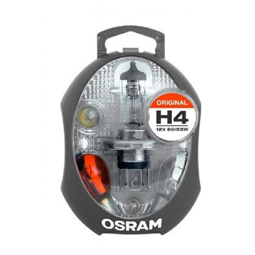 Set becuri auto de rezerva H4 Osram 12V