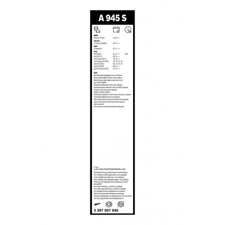 Set stergatoare parbriz 650/400mm Bosch Aerotwin BMW X1