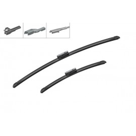Set stergatoare parbriz Bosch Aerotwin Multiclip 650-400mm Citroen Berlingo Ford Fiesta Opel Corsa E