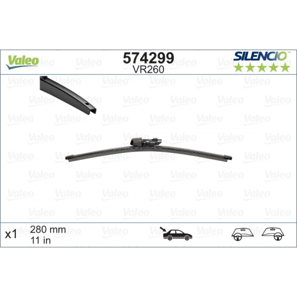 Stergator luneta 280mm Valeo VR260 Seat Arona Ateca Skoda Yeti