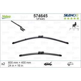 Set stergatoare de parbriz 600-400mm Valeo Silencio VF445 Citroen C4 Opel Mokka