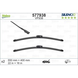 Set stergatoare parbriz 550/400mm Valeo Silencio VF938 Dacia Dokker Renault Express