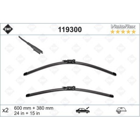 Set stergatoare parbriz 650/380mm SWF Visioflex Hyundai Bayon
