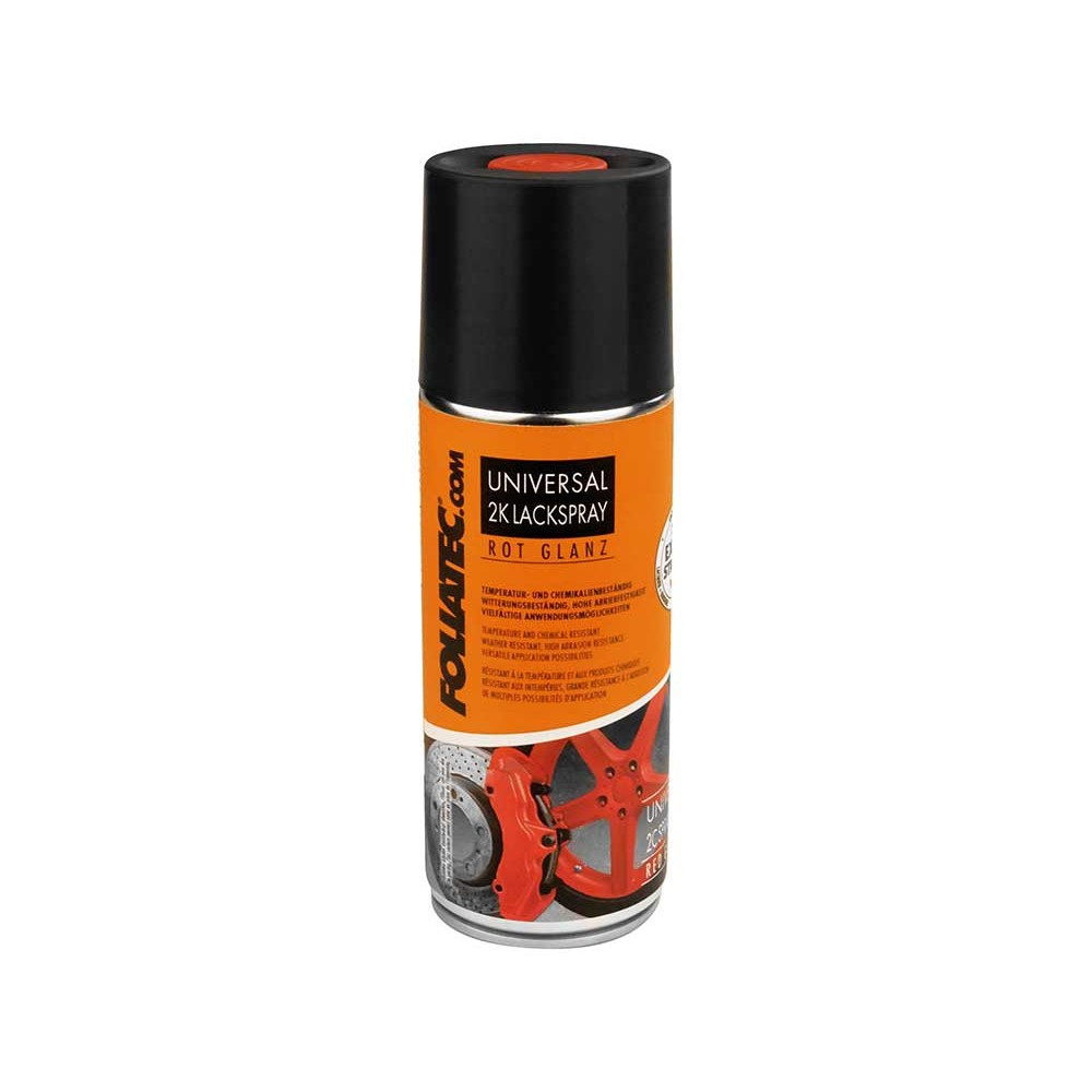 Vopsea universala spray Foliatec 2K 400ml rosu lucios