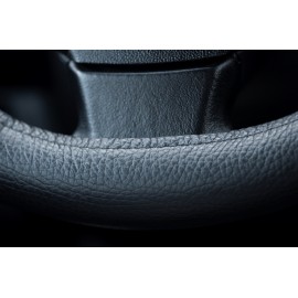 Husa din piele naturala pentru volan auto diametrul 35-37cm Carpassion