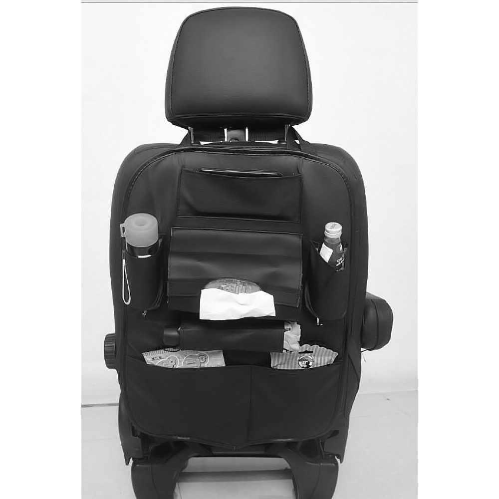 Organizator auto multifunctional cu fixare pe scaun Mega Drive