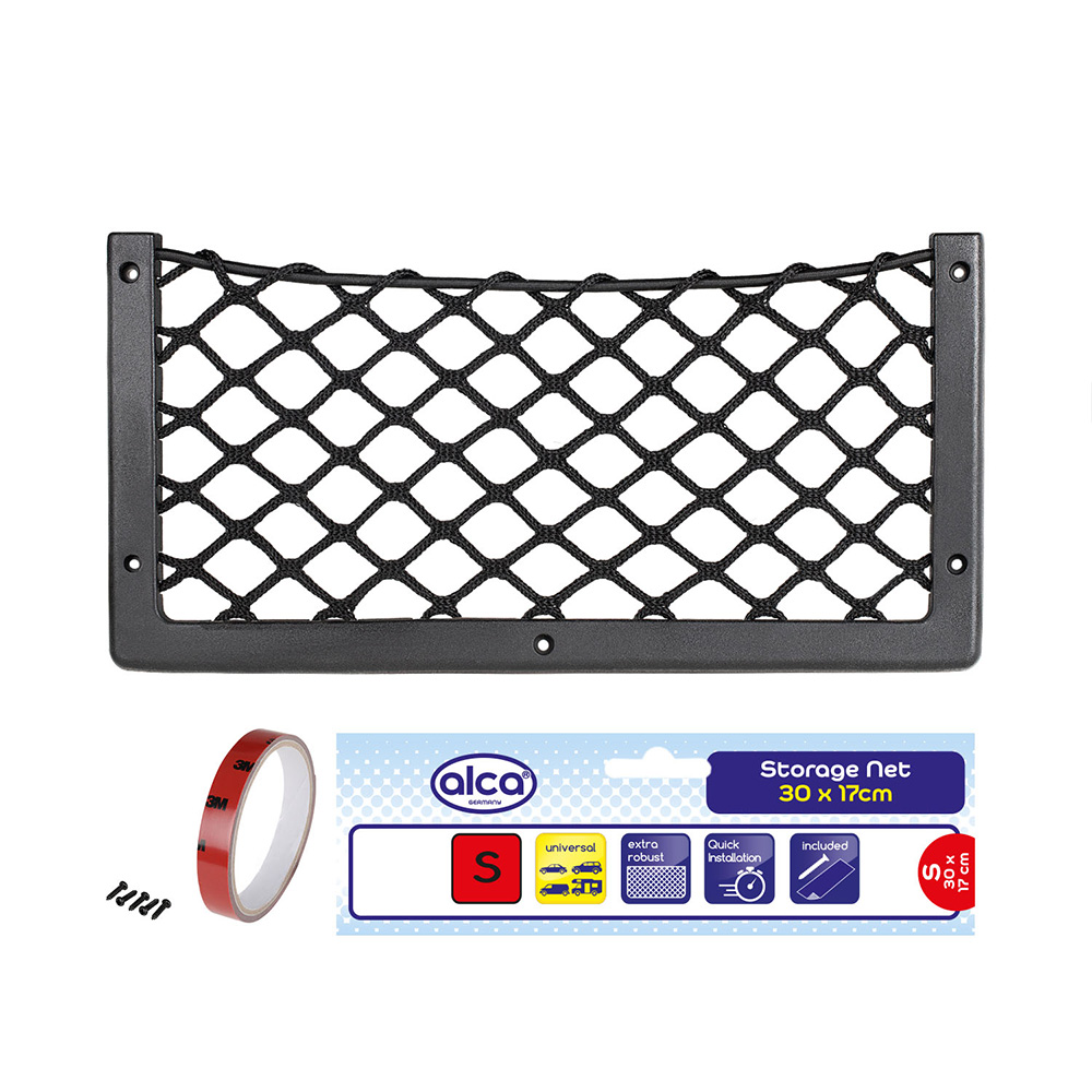 Spatiu de depozitare auto din plasa 302x169mm Alca