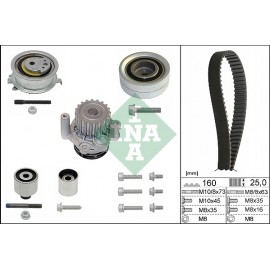 Kit schimb distributie curea si pompa apa INA VW Passat B7 CFFB Audi A8 B8 CGLC CGMB 