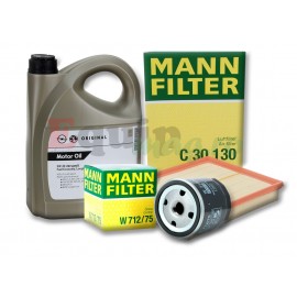 Pachet revizie Opel Astra H 2.0 16V 240CP Z20LEH Mann 