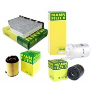Pachet revizie filtre Skoda 1.2 TSI 105CP Cod motor CBZB Mann filter