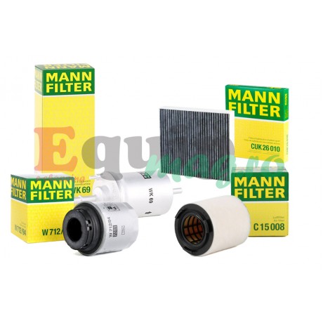 Pachet revizie filtre Skoda 1.2 TSI 105CP Cod motor CBZB Mann filter