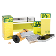 Pachet revizie filtre BMW Seria 5 F10 520D 184CP Cod motor N47 D20C Mann filter