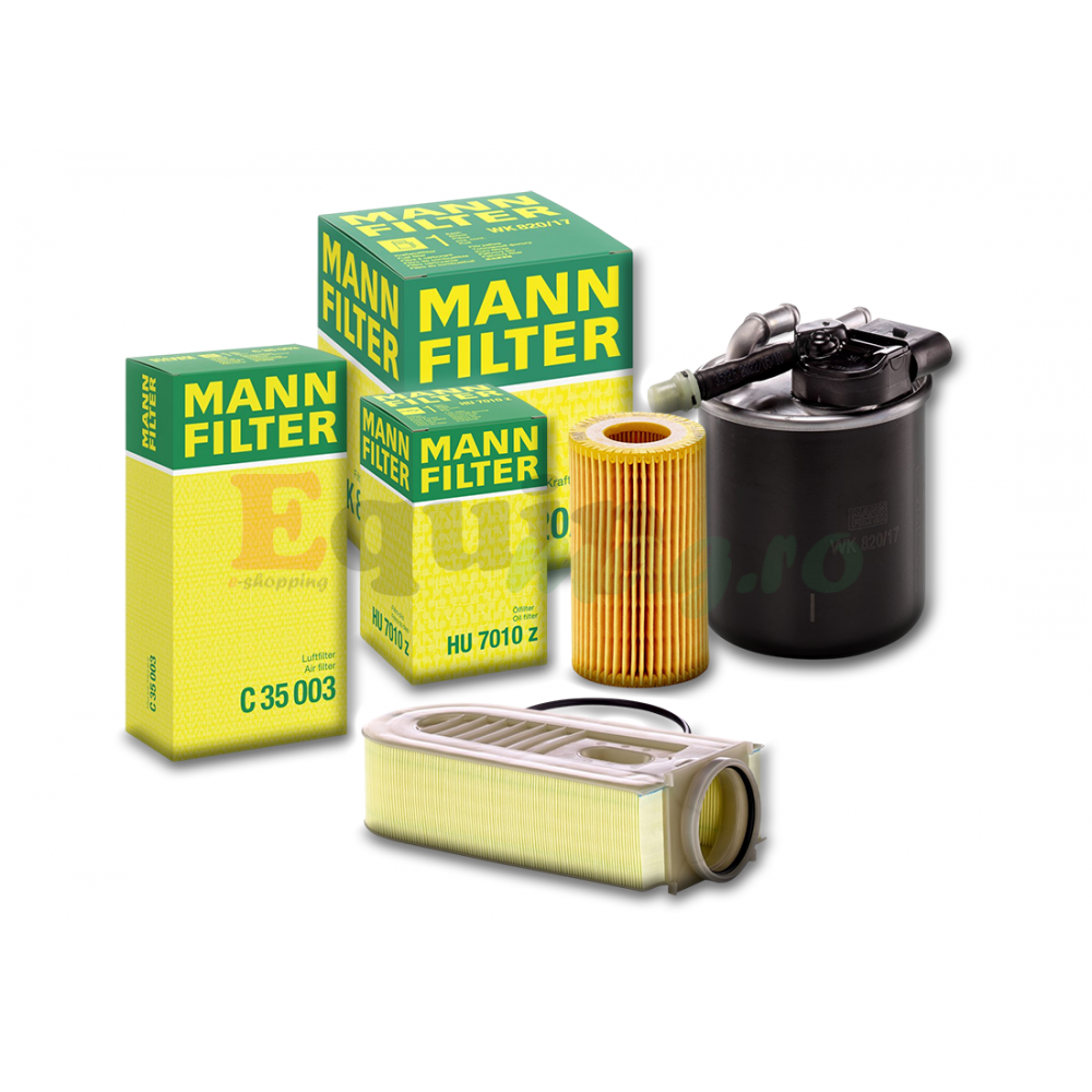 Pachet revizie filtre Mercedes E W212 2.2CDI 170CP OM651.924 Mann