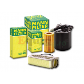 Pachet revizie filtre Mercedes E W212 2.2CDI 170CP OM651.924 Mann 