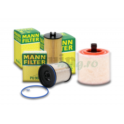Pachet revizie filtre Opel Astra K 1.6 CDTI 110CP B16DTU D16DTN Mann