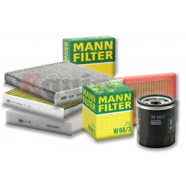 Pachet revizie filtre Toyota Yaris P13 1.5 101CP Hybrid 1NZ-FXE Mann 