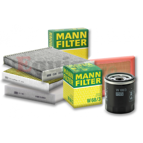 Pachet revizie filtre Toyota Yaris P13 1.5 101CP Hybrid 1NZ-FXE Mann