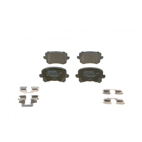 Set placute frana punte spate Bosch VW Passat B6 0986494731