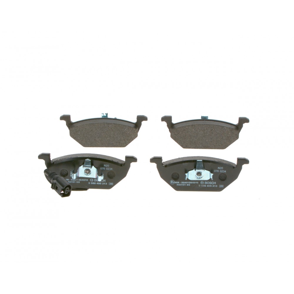 Set placute frana punte fata Bosch VW Golf 4 0986495213