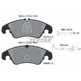 Set placute frana punte fata Textar Audi A4 B8 2474301 