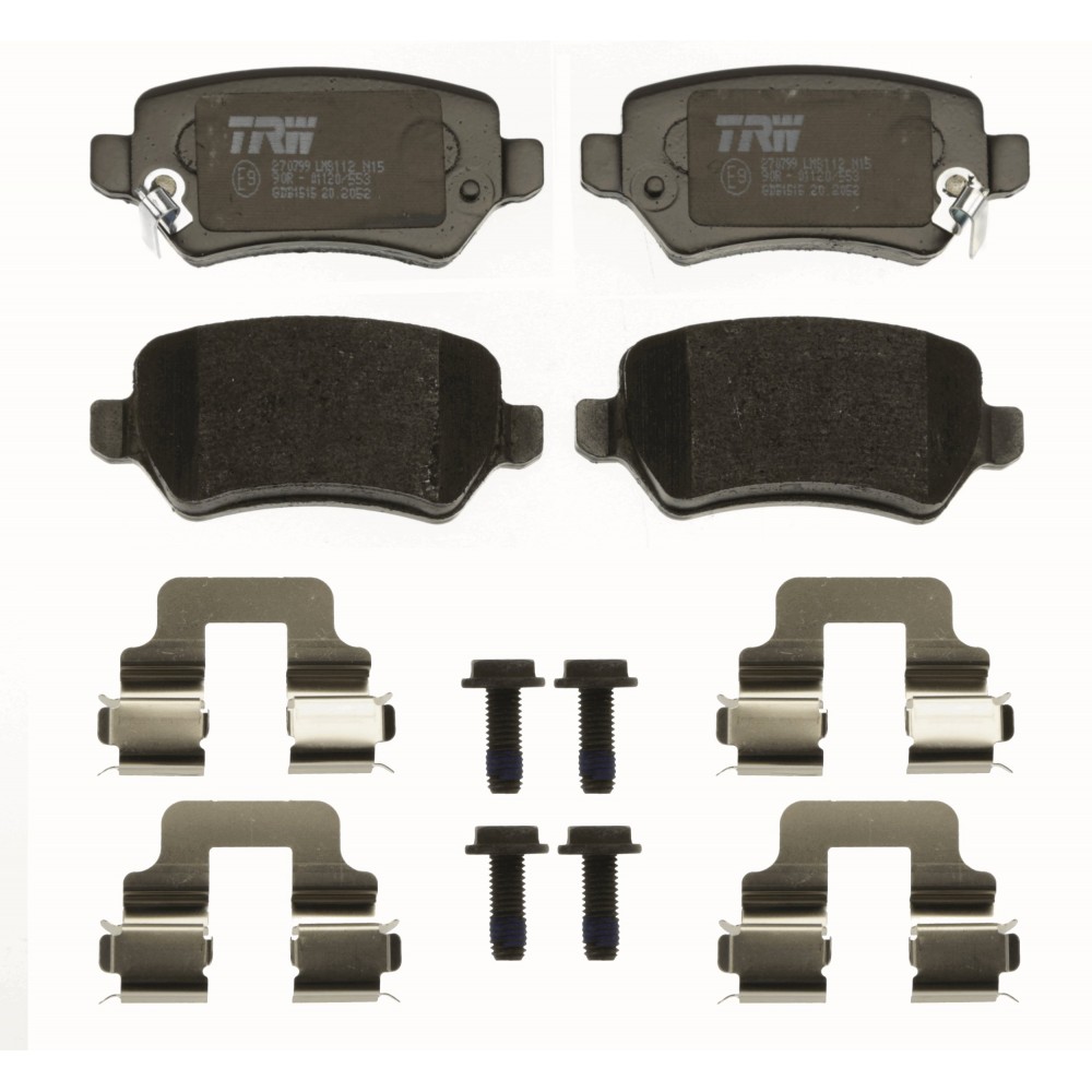Set placute frana punte spate TRW Opel Astra H GDB1515