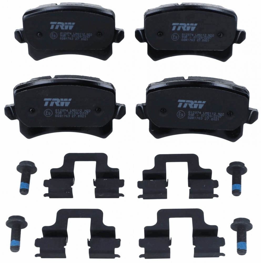 Set placute frana punte spate TRW VW Passat B6 GDB1763