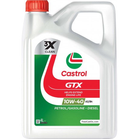 Ulei motor 10W40 Castrol GTX Ultraclean 4L