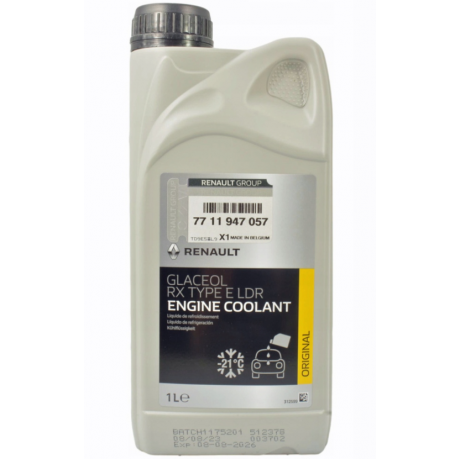 Lichid de racire antigel albastru Renault RX Tip E 1L