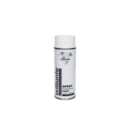 Vopsea spray alb clasic lucios Brilliante 400ml