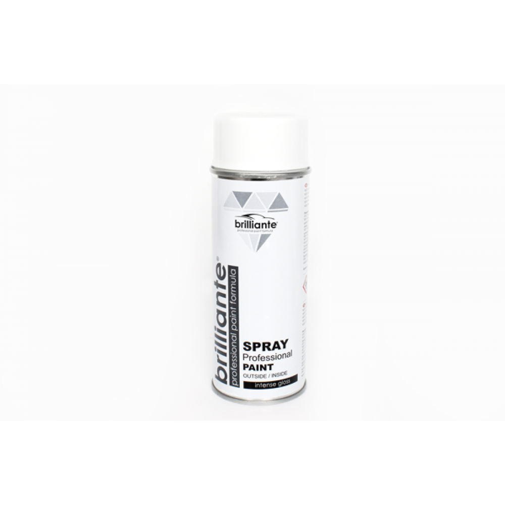 Vopsea spray alb pur lucios Brilliante 400ml