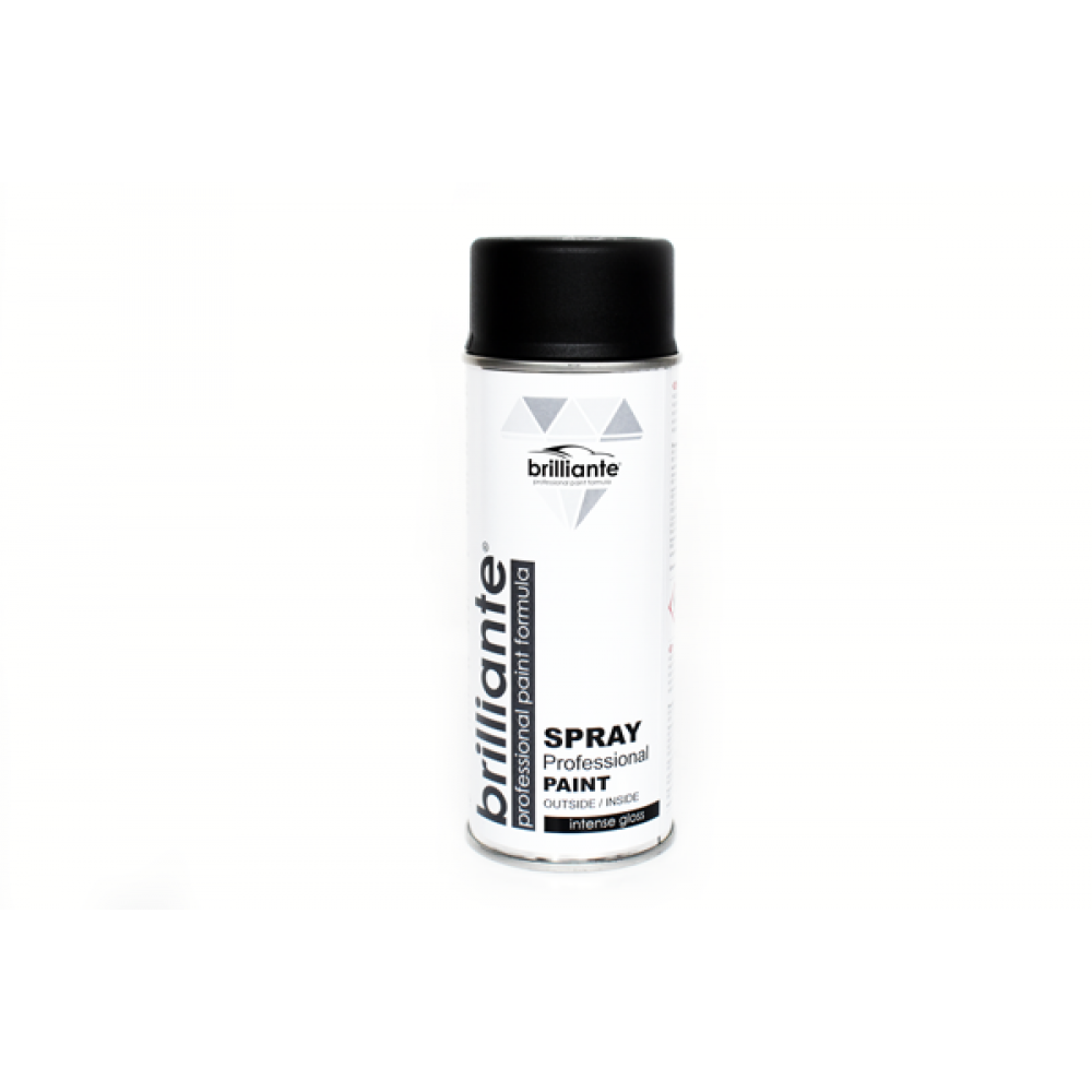 Vopsea spray negru mat Brilliante 400ml
