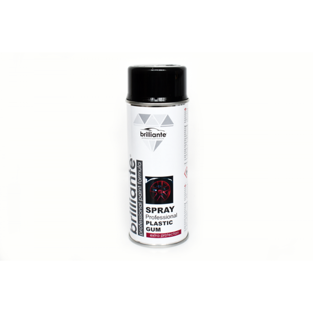 Vopsea spray cauciucata negru Brilliante 400ml