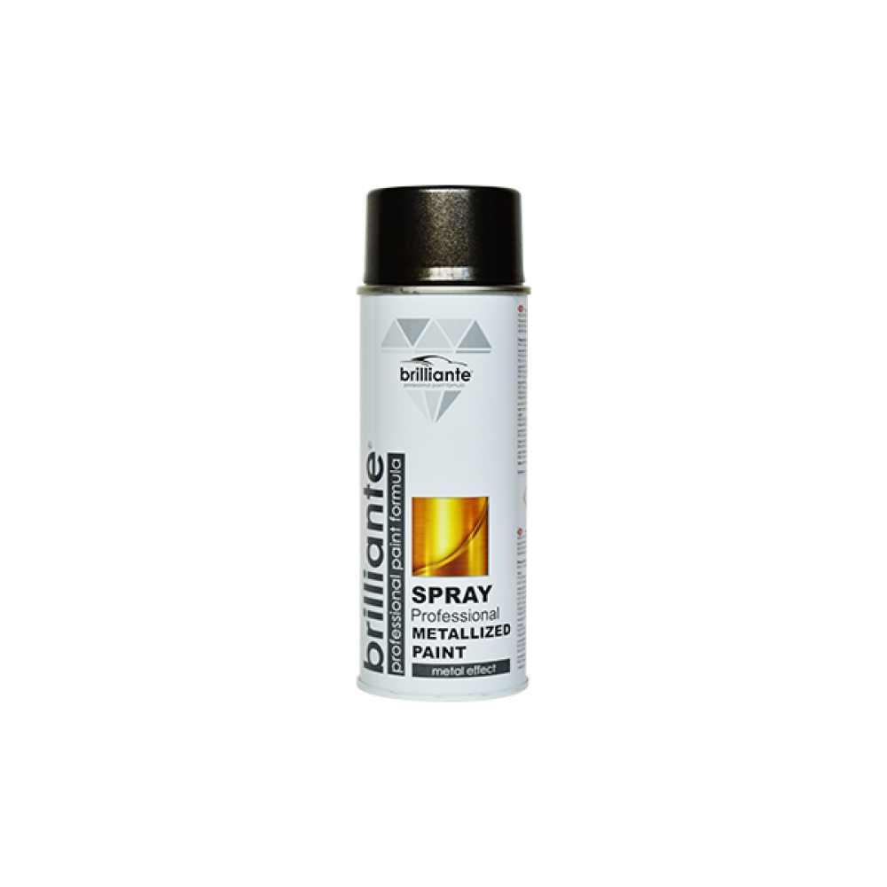 Vopsea spray metalizata negru Brilliante 400ml
