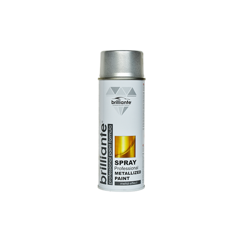 Vopsea spray metalizata gri Brilliante 400ml