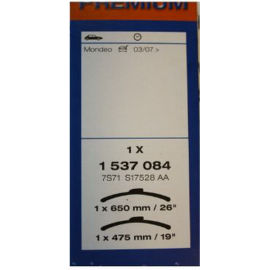 Set stergatoare parbriz Ford 650/475mm Ford Mondeo IV