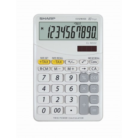 Calculator de birou 10 digits dual power SHARP EL-M332BBL