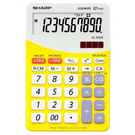 Calculator de birou 10 digits dual power SHARP EL-M332BBL