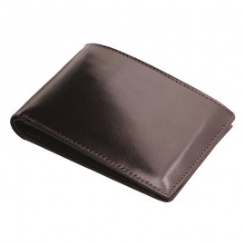 Portofel din piele naturala Bordo compartimentat dimensiunea 13x9cm