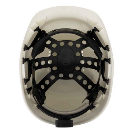 Casca de protectie santier Rockman cu suspensie plastic