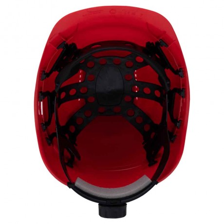 Casca de protectie santier Rockman cu suspensie plastic