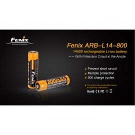 Baterie reincarcabila 14500 800mAh Fenix ARB-L 14-800 