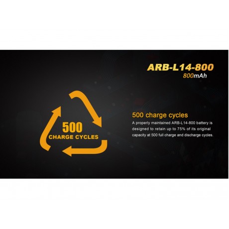 Baterie reincarcabila 14500 800mAh Fenix ARB-L 14-800