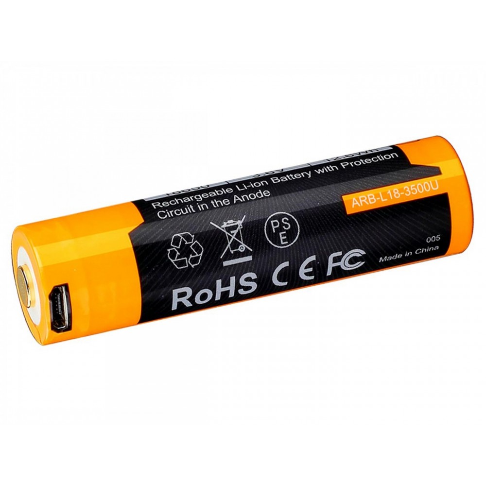 Baterie reincarcabila USB 18650 3500mAh Fenix ARB-L 18-3500U