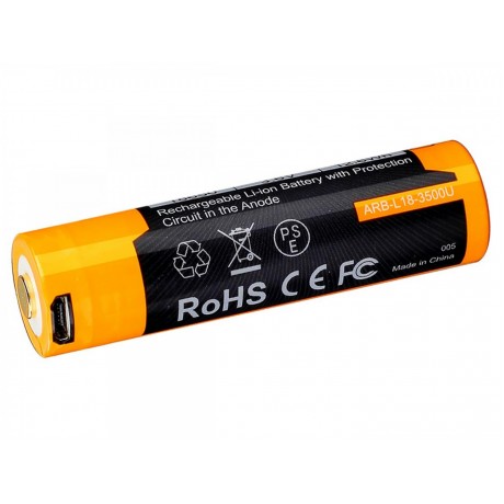 Baterie reincarcabila USB 18650 3500mAh Fenix ARB-L 18-3500U