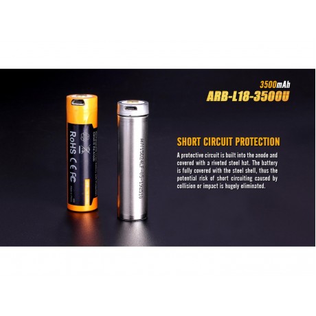 Baterie reincarcabila USB 18650 3500mAh Fenix ARB-L 18-3500U